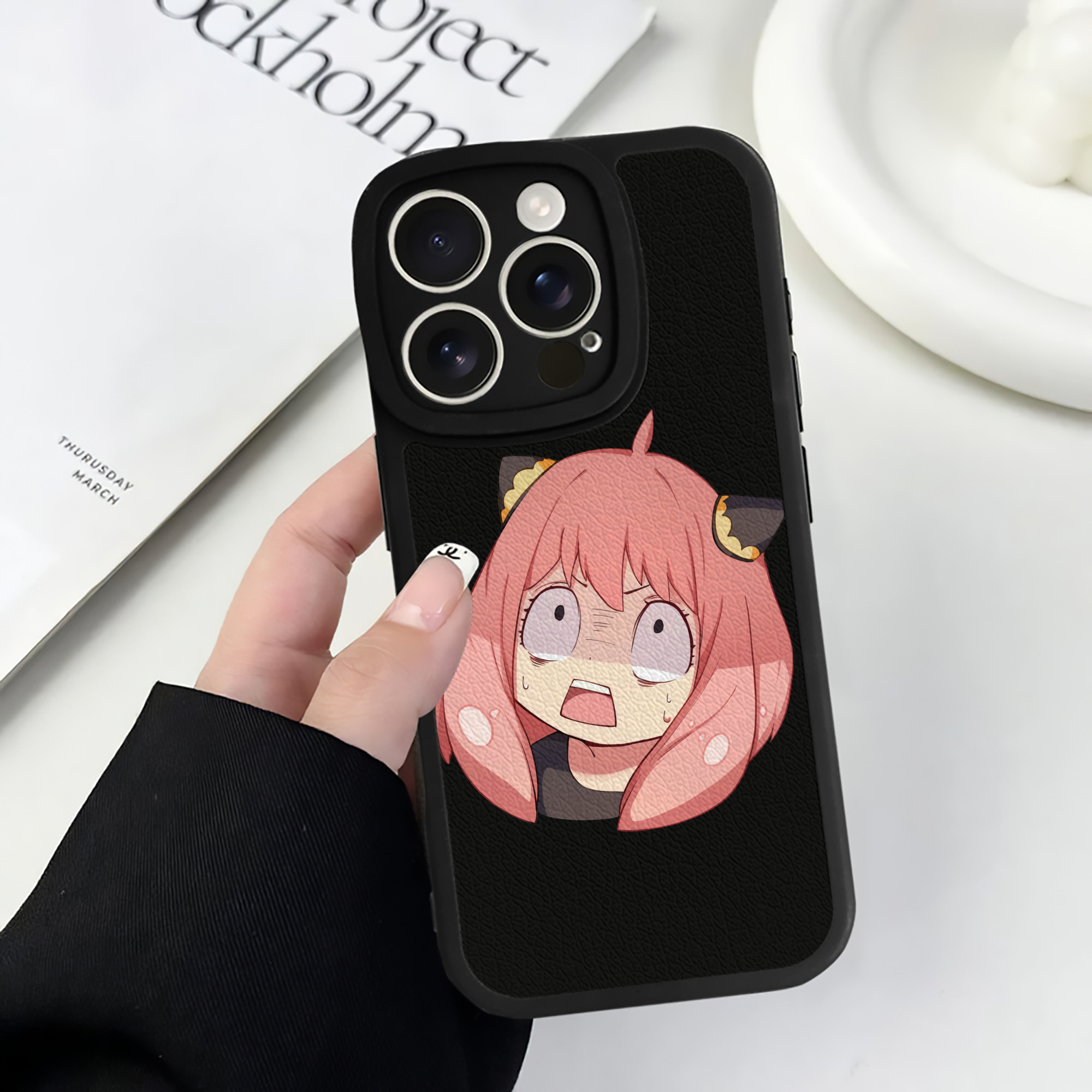 （画像用） SPY×FAMILY间谍家家酒 【iPhone 16シリーズ対応】シリコンスマホケース（レザー調） 材質：シリコン